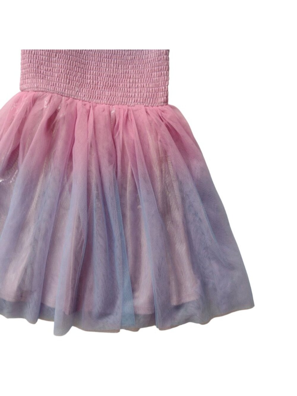 Zunie Girls Pink Purple Butterfly Dress Sz 6 Tulle Ombre Layers Party Dress - Picture 5 of 10